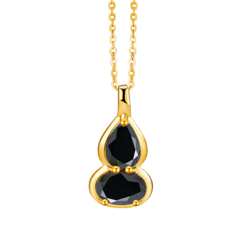 Birthstone Necklace for 12 Months, Lucky Fortune Pendant Birthday Gift for Her