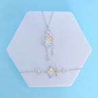Collier de jade Hetian naturel éclat lunaire