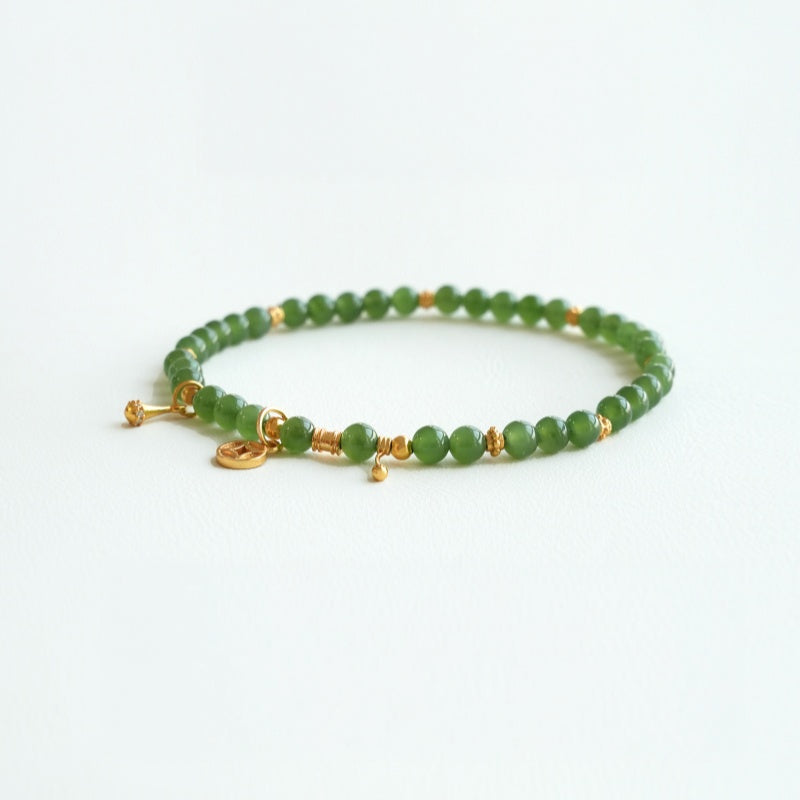 Natural Hetian Jade Bracelet - Warm Energy Natural Jade