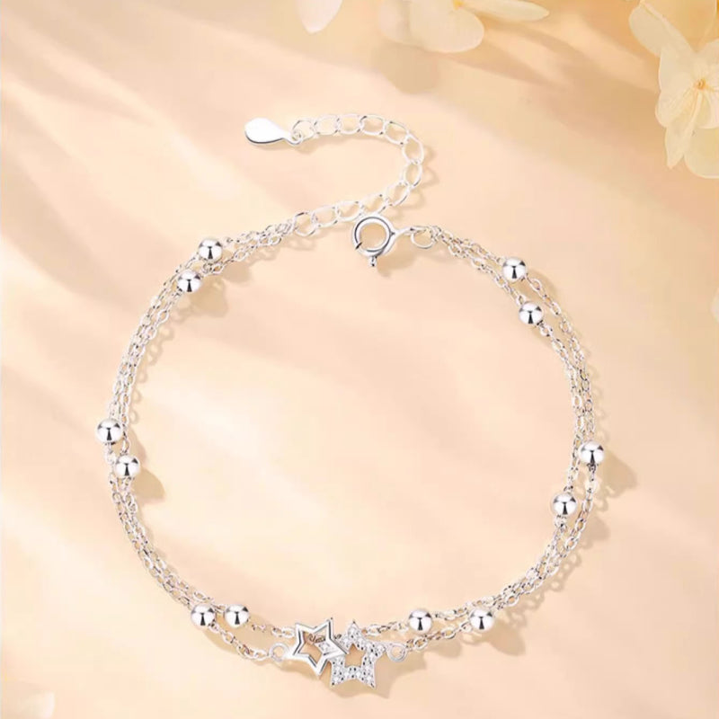 Bracelet Lune et Étoile Pacte d'Amour