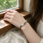 S925 Sterling Silver Butterfly Peridot Macrame Bracelet, Growth & Positive Energy Healing