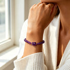 Bracelet Pi Xiu Violet en Cristal Naturel