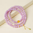 Bracelet de cinabre naturel Renouveau Lotus Rouge