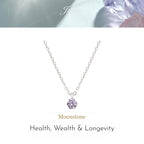 Vintage Fine 12 Birthstone Clavicle Necklace, Ideal Birthday Gift Accessory