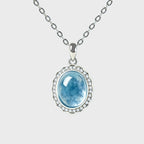 Ocean Whisper Necklace Crystal Necklace
