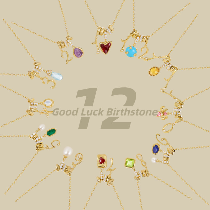 irthstone Necklace for Women | Dainty Gemstone Pendant | 925 Sterling Silver Birthday Gift