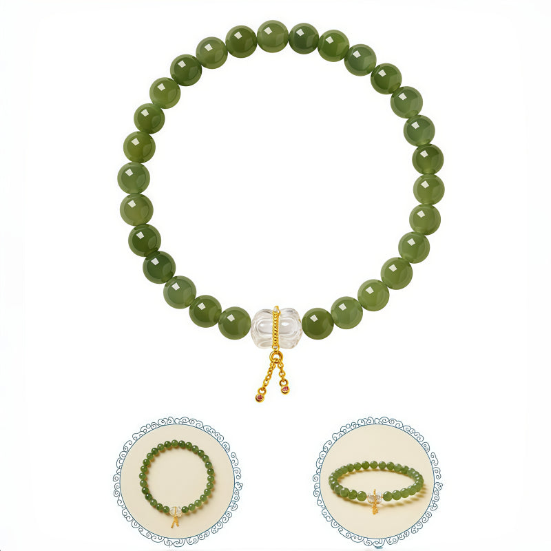 Bracelet Noble Cheval en Jade de Hetian