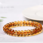 Bracelet en cristaux naturels du chakra du plexus solaire