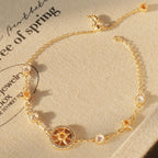 Abundance Compass Natural Citrine Necklace/Bracelet Set - Wealth & Opportunity