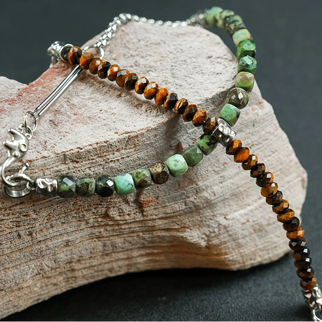 Collier en cristal naturel couronne vintage