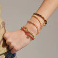 Collier en cristal naturel couronne vintage