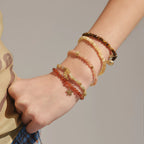 Collier en cristal naturel couronne vintage