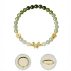 Butterfly Hetian Jade Gradient Bracelet - Calm Mind, Steady Good Fortune