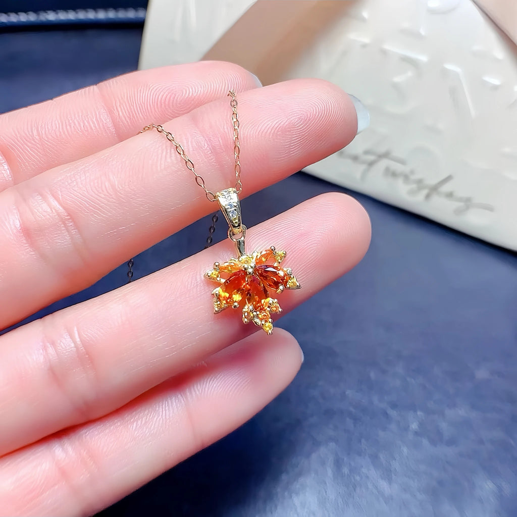 Collier Cœur Étincelant en Cristal Naturel