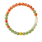 Natural Hetian Jade & Red Agate Bracelet - Wear Peace Close to Your Heart