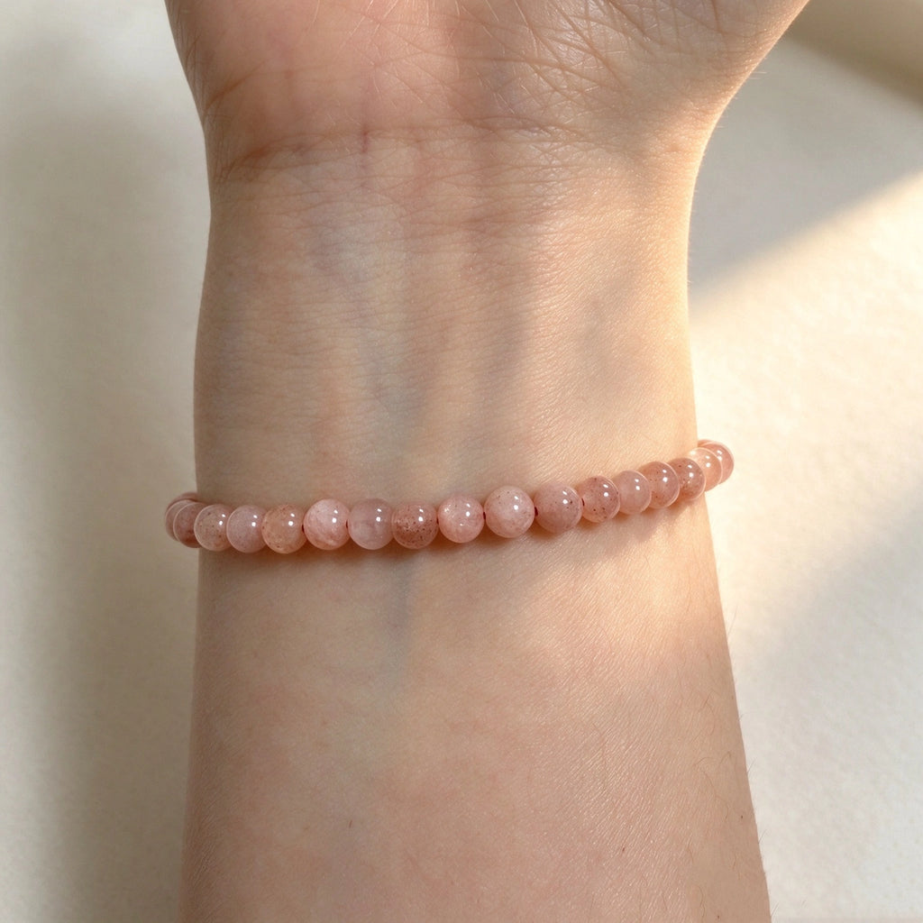 Bracelet tressé floral fait main
