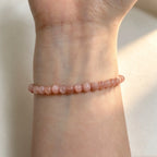 Bracelet tressé floral fait main