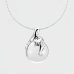 Collier en cristal naturel White Isle