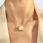 Luck Bead Hetian Jade Necklace