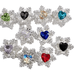 10pcs Snowflakes Penbeads