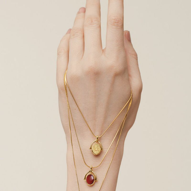 Zodiac Birthstone Necklace, Minimalist Clavicle Chain, Unique Birthday Gift for Girlfriend