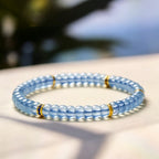 Lunar Pure Natural Aquamarine Bracelet