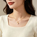 Collier à ajustement facile en quartz clair - Pureté intérieure et expression claire