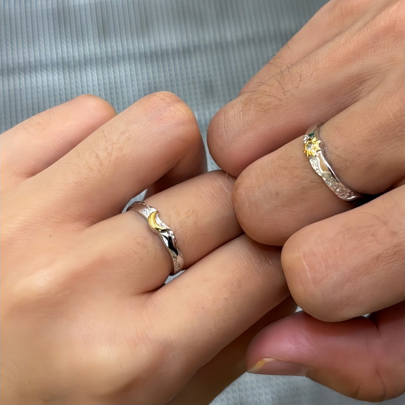 Sun & Star Ring – Luck That Follows You Day and Night