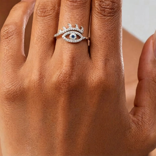 Bague Œil porte-bonheur – Bouclier spirituel pour l'énergie quotidienne