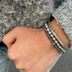 Collier en cristal naturel couronne vintage