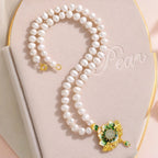 Collier Lotus Perles d'Eau Douce – Cadeau Attentionné pour Maman et Aînée