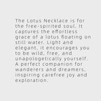 Collier Lotus Rouge