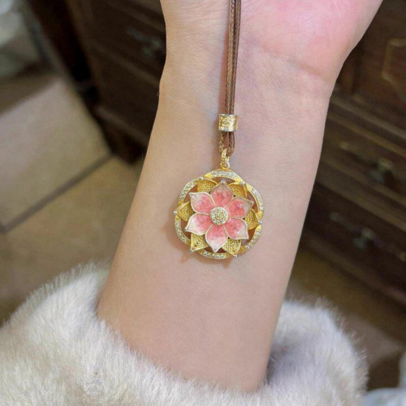 Lotus Necklace —  Lotus Delivers Healing Energy