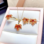 Collier Cœur Étincelant en Cristal Naturel