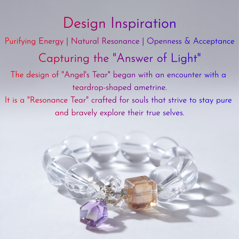 Brazilian Flawless Clear Quartz & Amethyst Bracelet – Purify, Open Wisdom, Attract Benefactors
