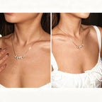 Craft Your Unique Signature | Custom 26 Letters DIY Paved Diamond Name Necklace