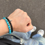 Collier en cristal naturel couronne vintage