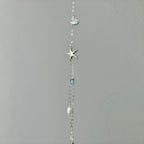 Collier de jade Hetian naturel éclat lunaire