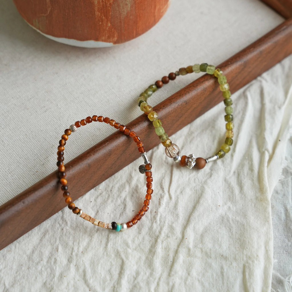 Collier en cristal naturel couronne vintage