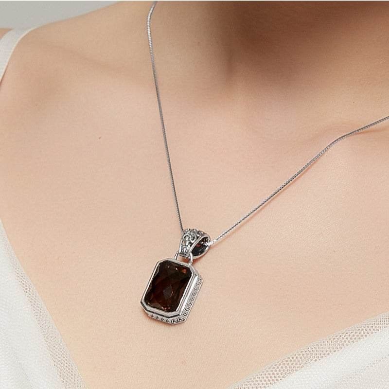 Collier en cristal naturel Ange Gardien