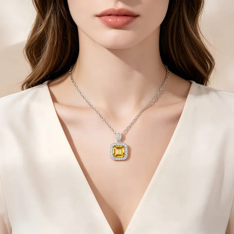 The Light Seeker Natural Crystal  Necklace
