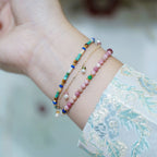 Natural Gemstones Stackable Bracelet - Balances Aura and Protection