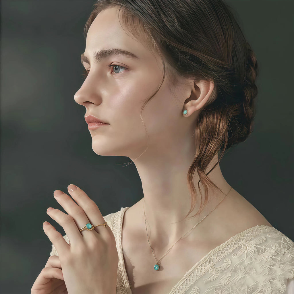 Collier Sakura en jade Hetian