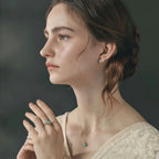 Collier Sakura en jade Hetian