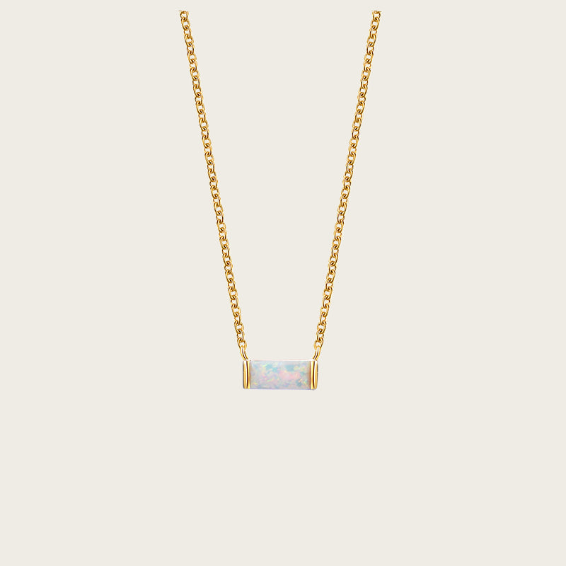 Birthstone Necklace for Women, Minimalist High-end Clavicle Chain