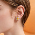 Boucles d'oreilles Solace Valiant en cristal naturel