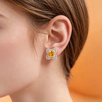 Boucles d'oreilles Solace Valiant en cristal naturel