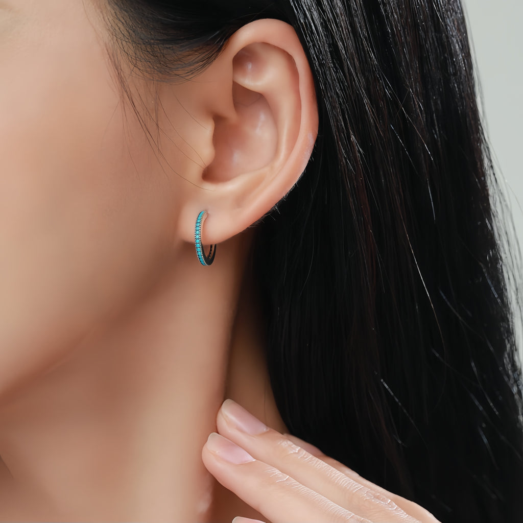 Vintage Turquoise Necklace/Ring/Earrings Jewelry Set, Equisite Gift Set for Friends