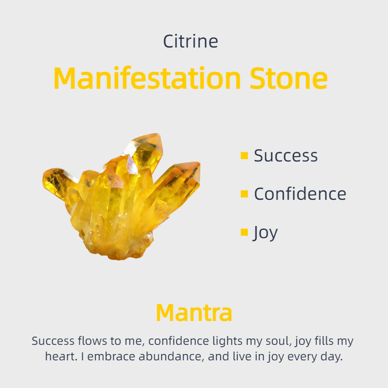 Natural Citrine Home Decor- Good Luck & Abundance