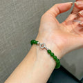 Natural Hetian Jade Bracelet - Attract Positivity, Peaceful Fortune